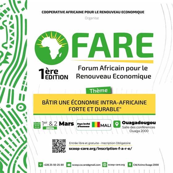 SCOOP-CA CARE – Coopérative Africaine pour le Renouveau Économique — FARE 01