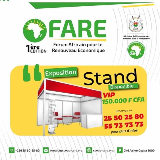 SCOOP-CA CARE – Coopérative Africaine pour le Renouveau Économique — TIPS Stand prix