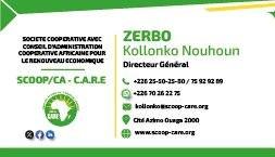 SCOOP-CA CARE – Coopérative Africaine pour le Renouveau Économique — rct 02 zerbo