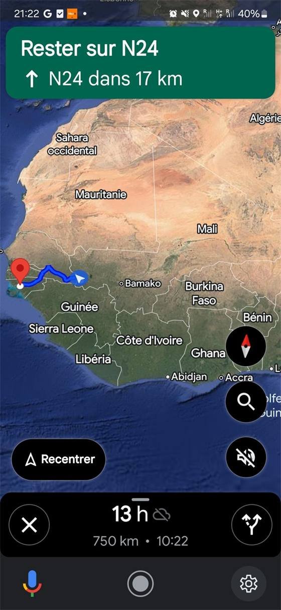 M. Nagalo – Couverture SBPME Bissau 2024 & image institutionnelle — Screenshot 20241104 212254 Maps