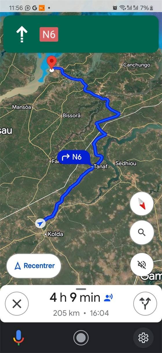 M. Nagalo – Couverture SBPME Bissau 2024 & image institutionnelle — Screenshot 20241105 115620 Maps