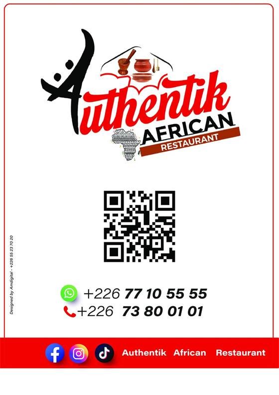 Authentik African Restaurant Ouaga — Plan de travail 2 copie 400x-100
