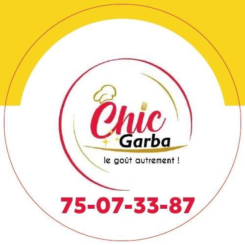 Chic Garba Bobo & Cave Le Vigneron — etiquette produit chic garrba - rond