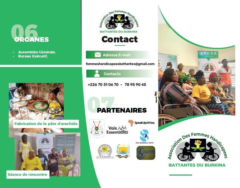 AFHBB – Association des Femmes Handicapées Battantes du Burkina