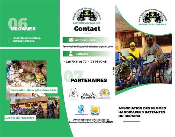 AFHBB – Association des Femmes Handicapées Battantes du Burkina — 01 AFHBB