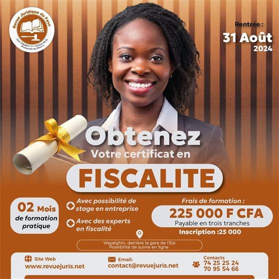 Revue Juridique du Faso