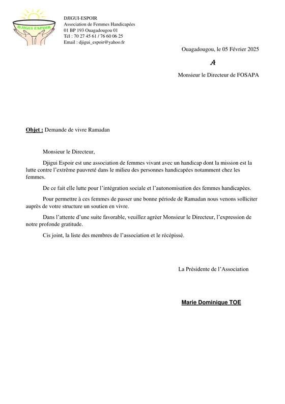 Association Djigui Espoir — DJIGUI ESPOIR tabaski - 2025