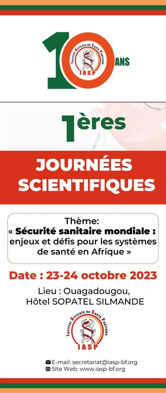 IASP – Institut Africain de Santé Publique — kakemono iasp