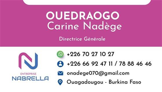 Entreprise Nabrella — Cartes de visite Entreprise Nabrella