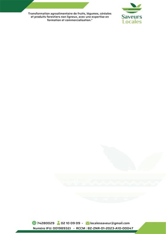 Saveurs Locales — saveurs locales