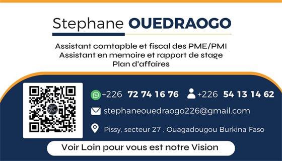 Stéphane OUÉDRAOGO — carte de visite stephane ouedraogo